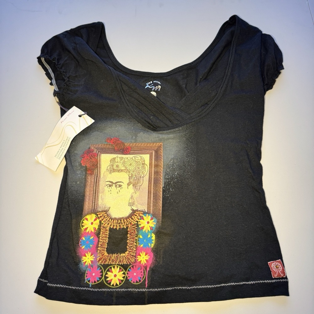 Frida Kahlo Shirt Woman NWT - MEXICAN‎